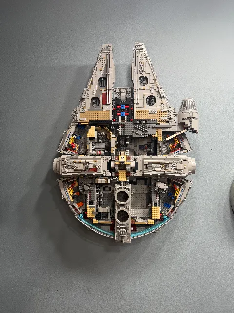 Make Of LEGO Millennium Falcon Wall Display By Christian Kuhtz