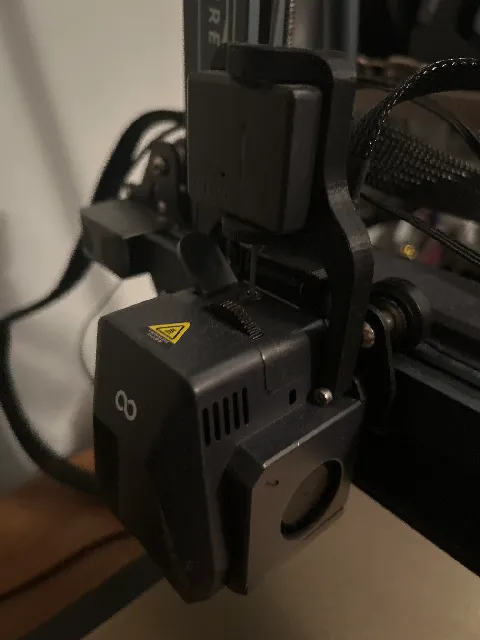 Make Of Neptune Plus Extruder Mount Mit Filament Sensor By Hunt