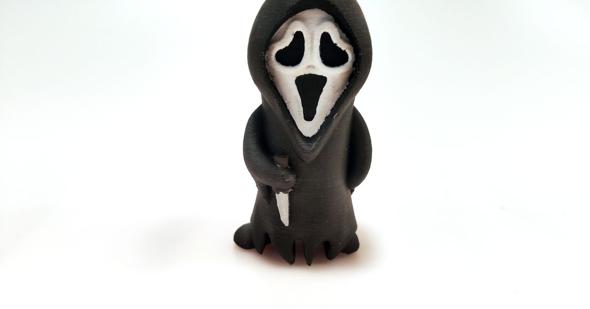 Mini Ghostface Scream Por Wekster Descargar Modelo Stl Gratuito