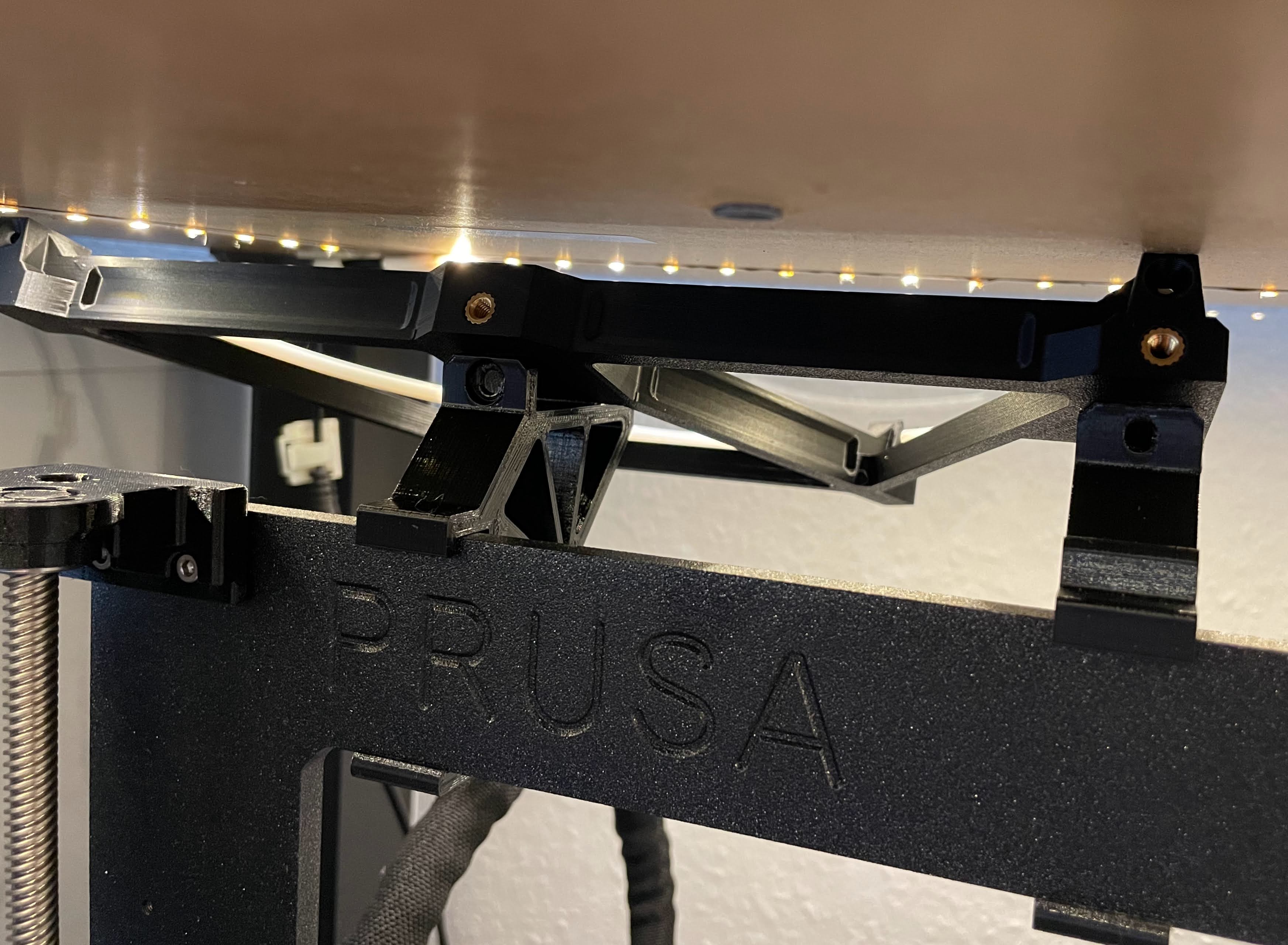 Mk3s Low Profile Filament Guide For IKEA Lack Enclosure By Yosuke