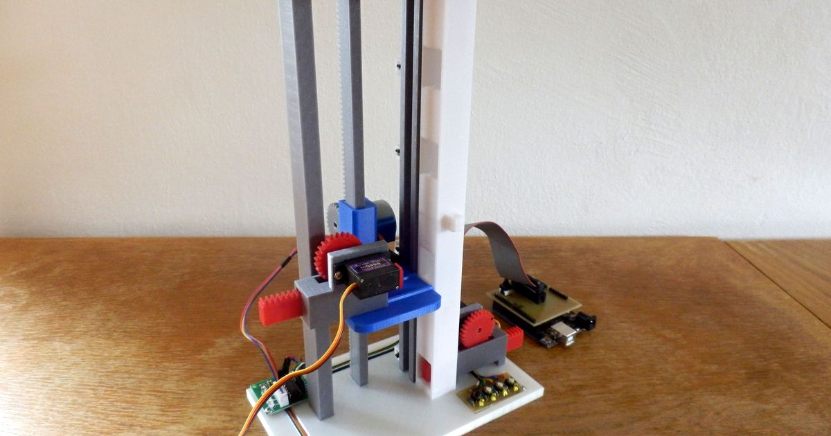 A Working Elevator Model Controlled By The Arduino System By Mkrej