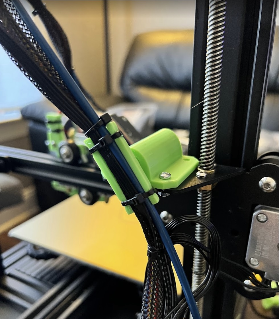 Reverse Bowden Tube And Cable Holder For The Ender 3 By NavierIsStoked