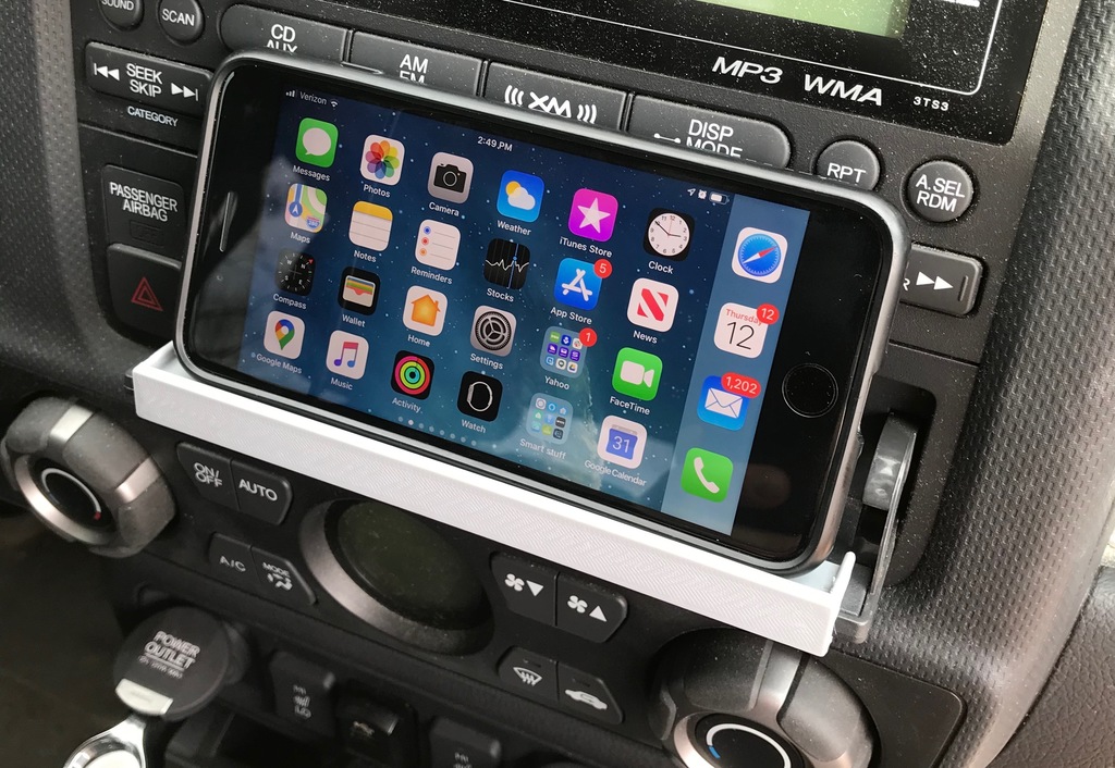 Honda Ridgeline Cubby Phone Mount Ledge For Iphone By Jens J