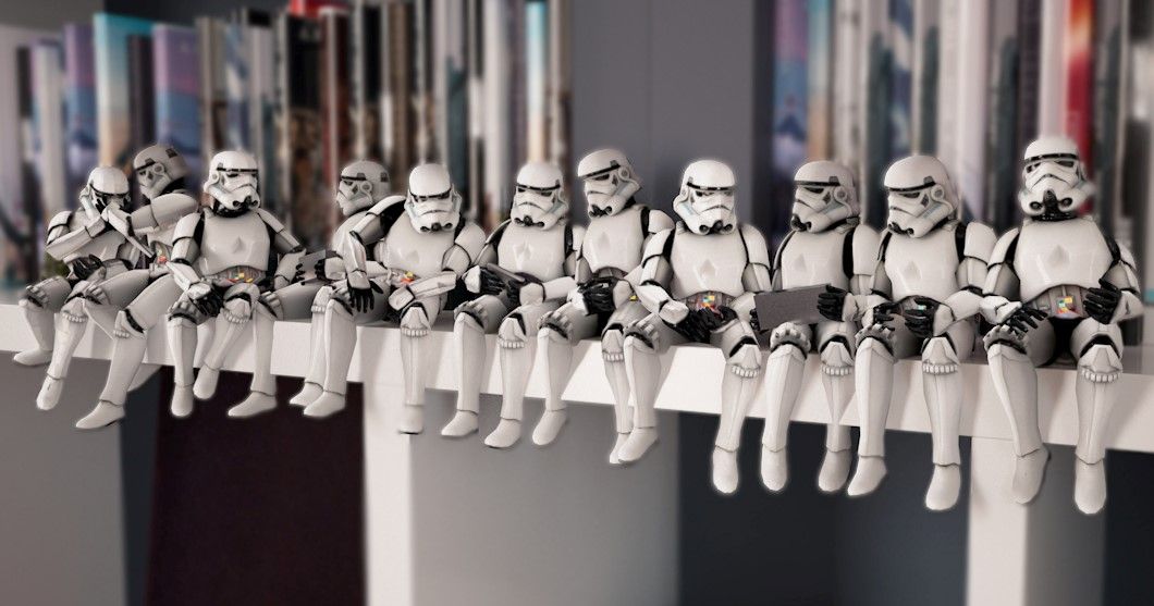 Lunch atop a shelf StarWars Troopers od autora FunkyArt Stáhněte si