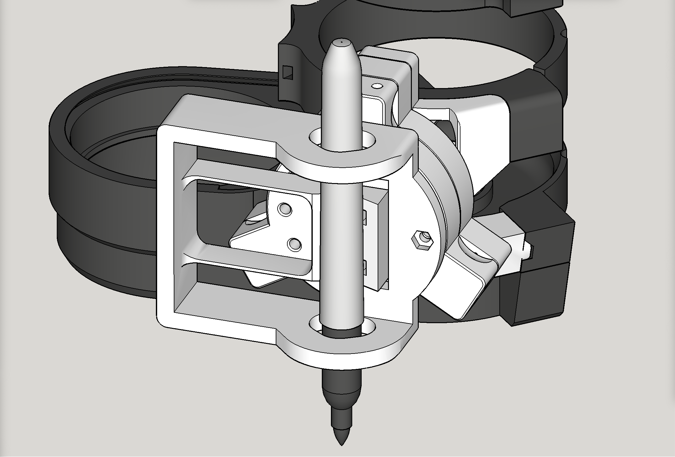 Lowrider Cnc Add On Kinematic Pen Holder Designed For Lr Dust