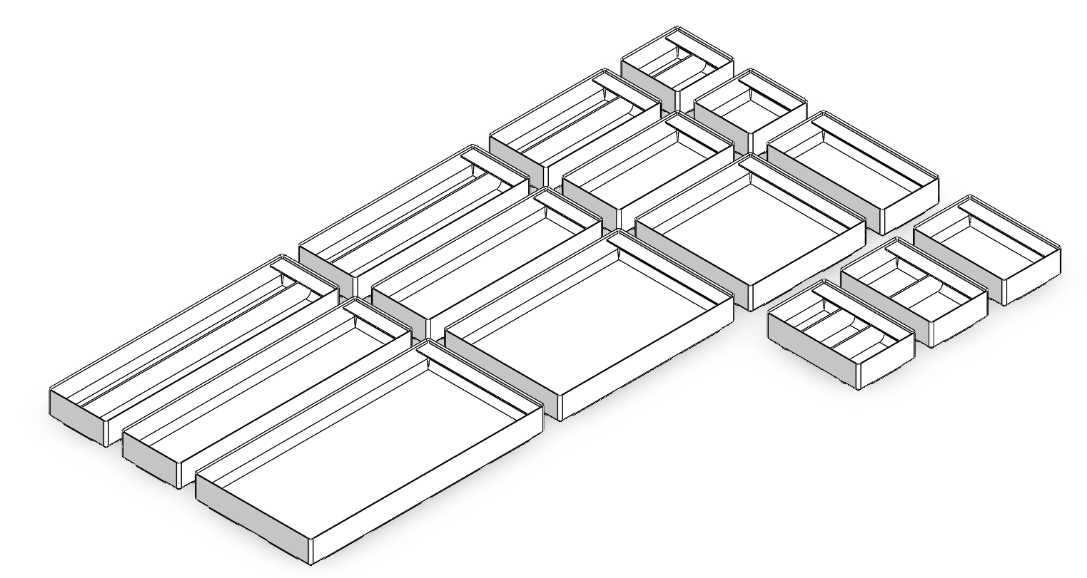 Stackable Boxes For Festool Sortainer Sys Tl Sort Variations