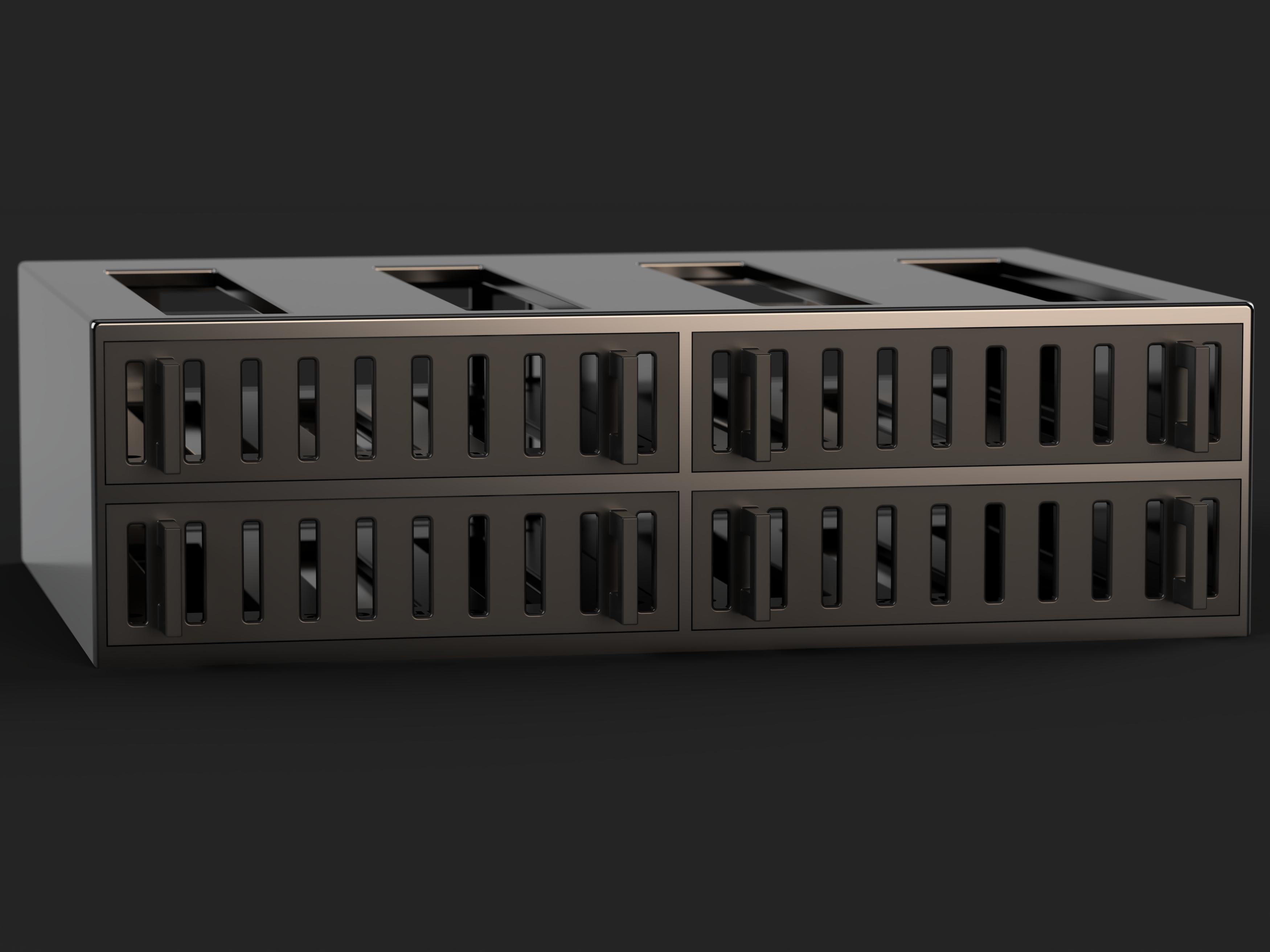 Hot Swap Drive Cage For Bay X Sff Drives By Stranger