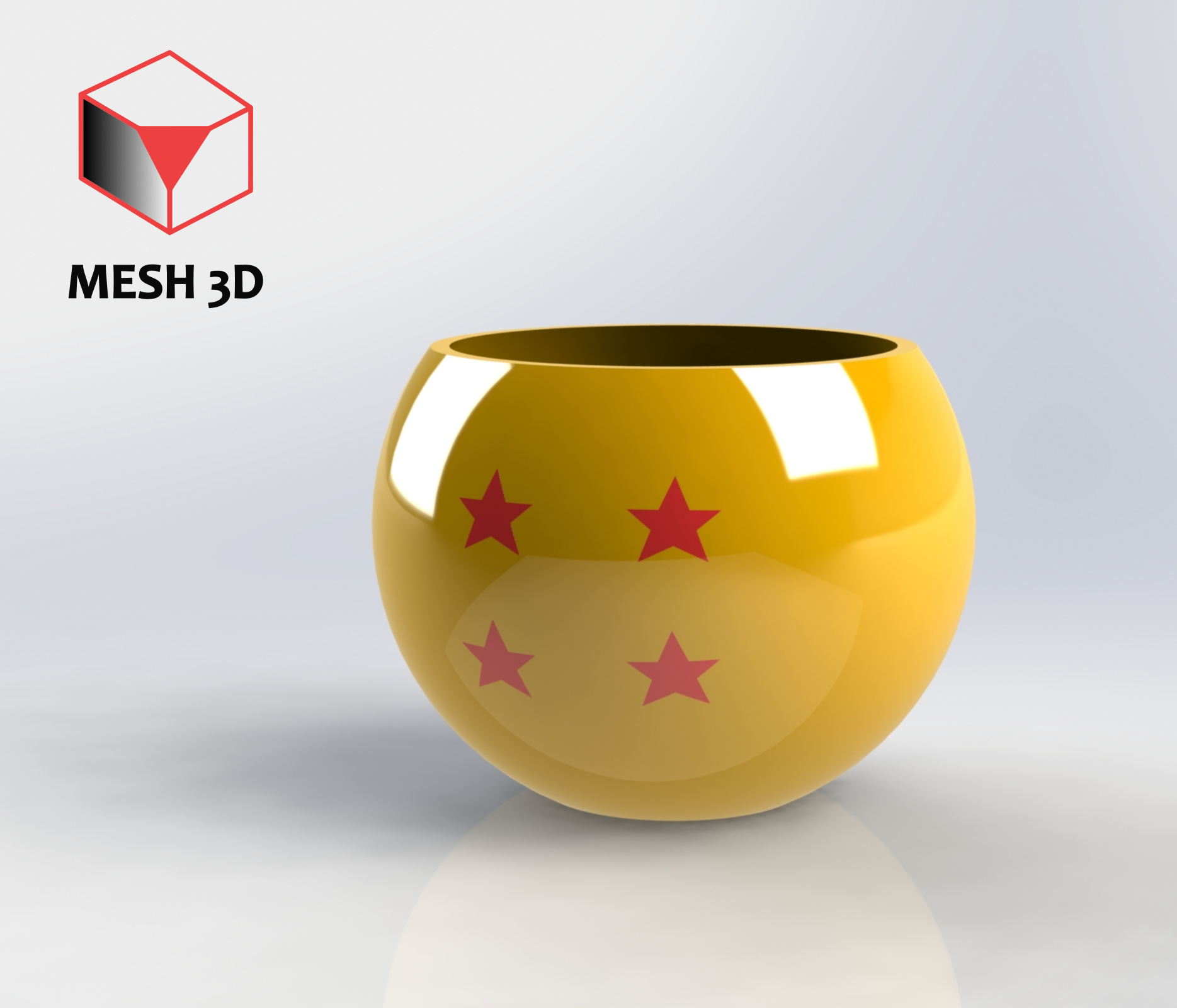 Dragon Ball Star Sphere Planter Macetero Esfera De Estrellas De