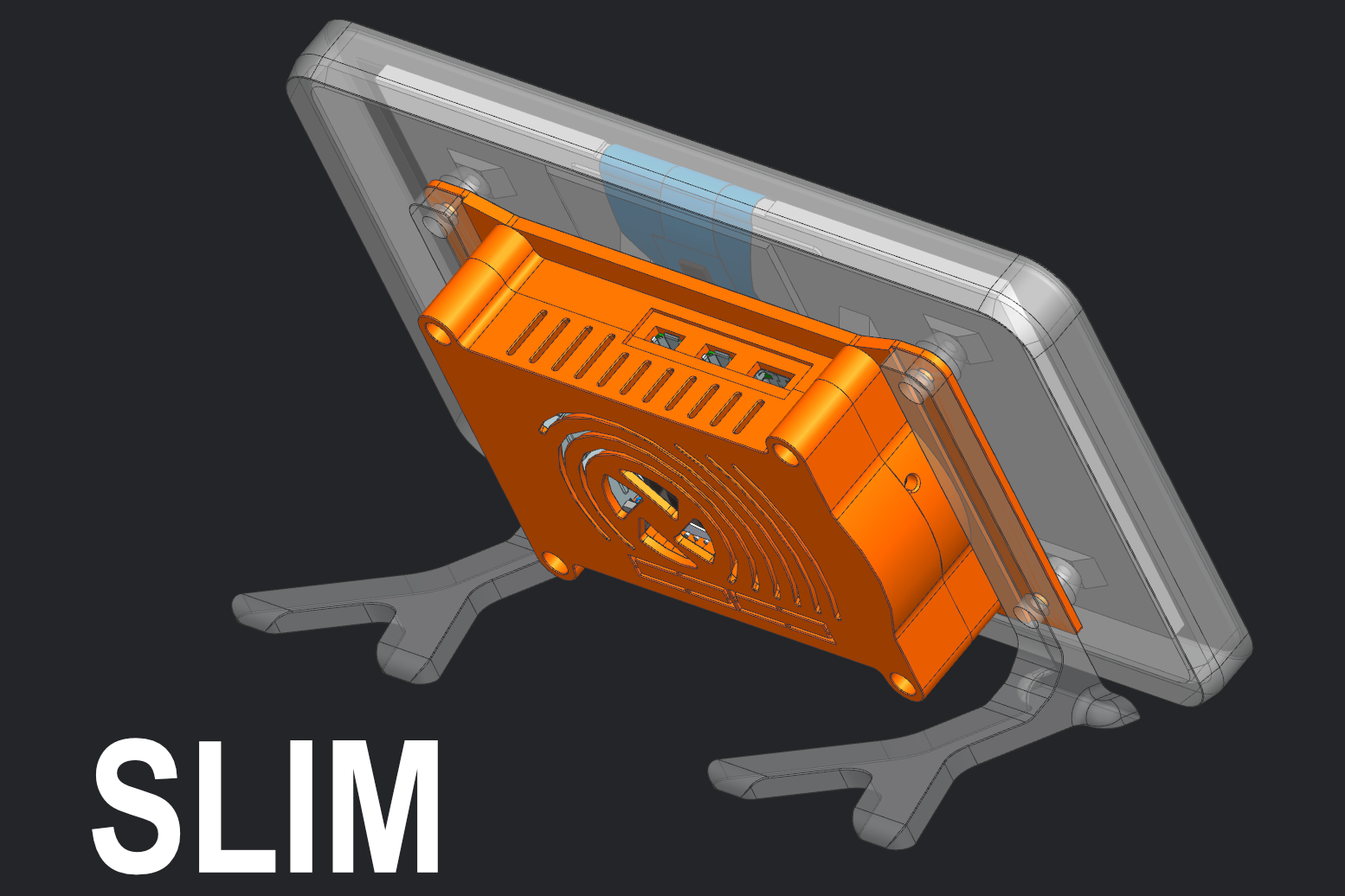 Touchscreen Case For Raspberry Pi Incl Slim Version By Ronnys