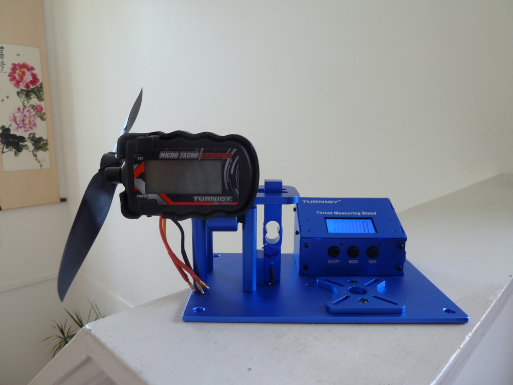 Add A Turnigy Tacho Tachometer To A Turnigy Thrust Measuring Stand By