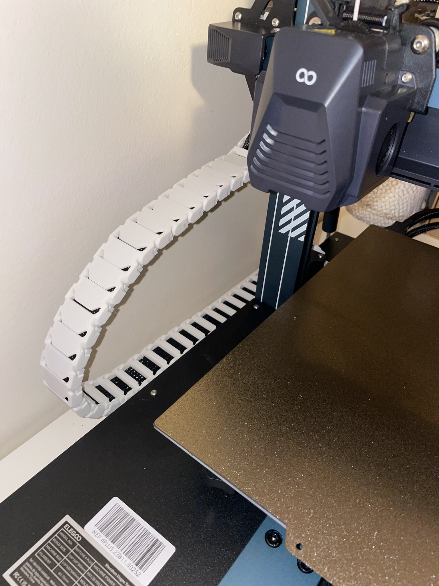 Cable Chain For Elegoo Neptune 4 Plus Improved Printing By Leon Kabel