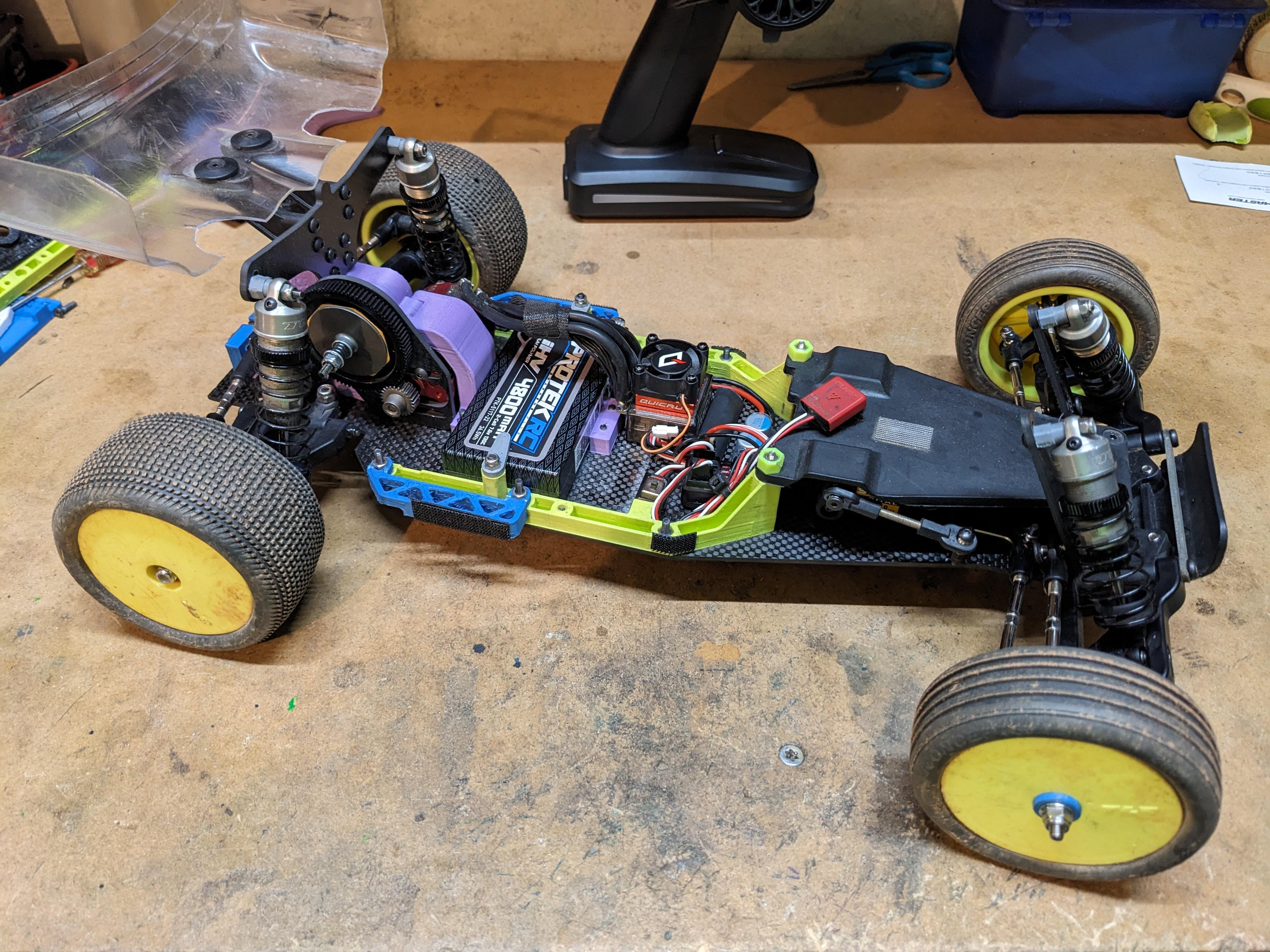 Nick CNC Mid Motor Conversion For Traxxas Bandit Rustler And Slash By