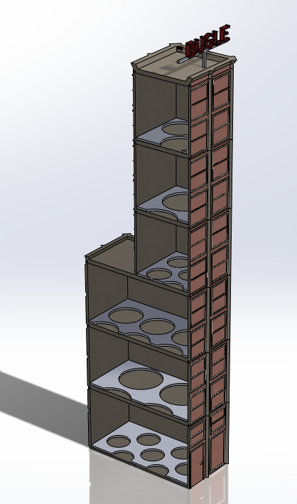 Marvel Crisis Protocol Daily Bugle Miniature Storage And Terrain By