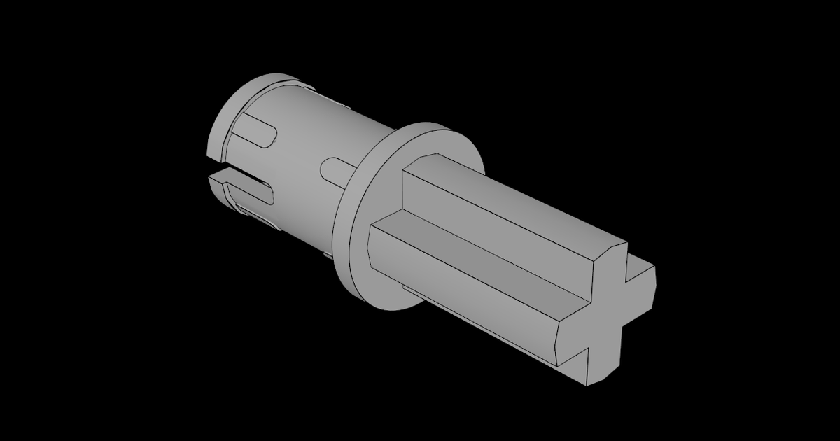 Lego Compatible 43093 Dat Technic Axle Pin With Friction By Thall72