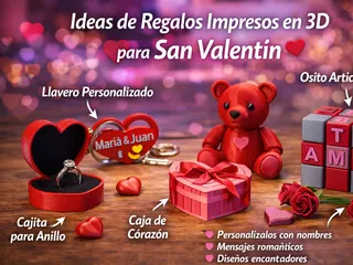 Image for Artículos que podemos imprimir en 3D para regalar en San Valentín