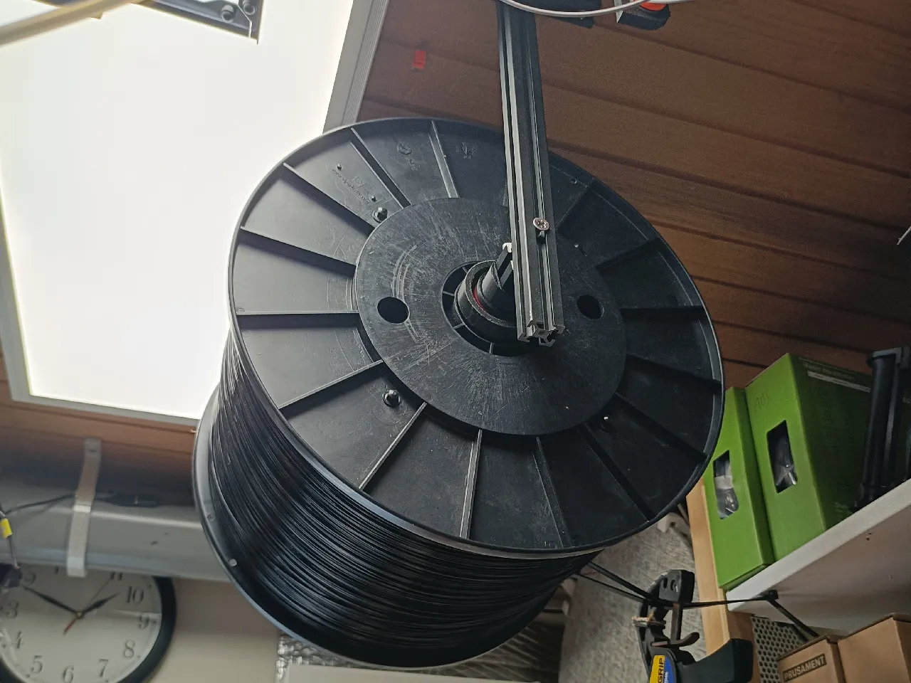 Image for problems with an 10 kg spool and to little room in the printing room