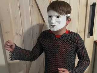 Image for 3D-Printed Chainmail Shirt for My Neighbor’s 8-Year-Old