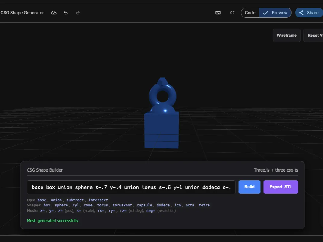 Image for Gemini Coding : Basic Shape Generator.