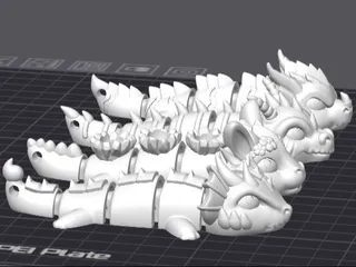 Image for We updated saome of our dragon with keychain hole!