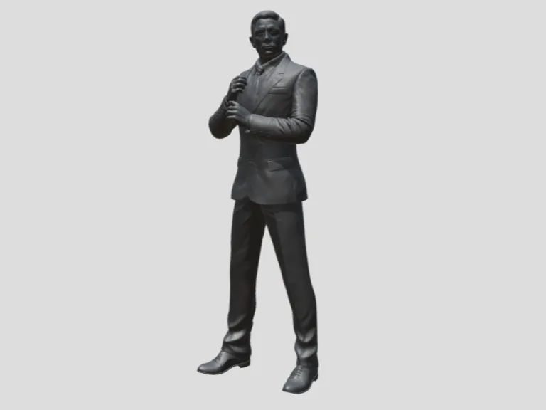Image for James Bond (Daniel Craig) Statue – Cults3D Model