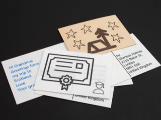 Image for 3D-printable postcards: Because paper is so last millennium (Part I)