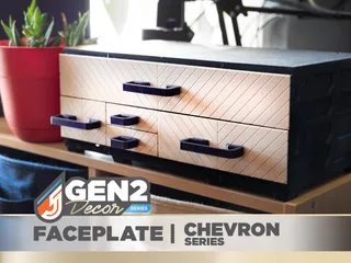 Image for The Chevron Faceplate Returns – Refined & Now Supporting All Drawer Sizes!