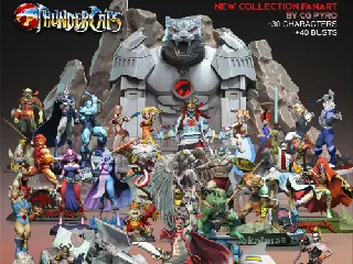 Image for Thundercats collection 30 characters and 40 busts