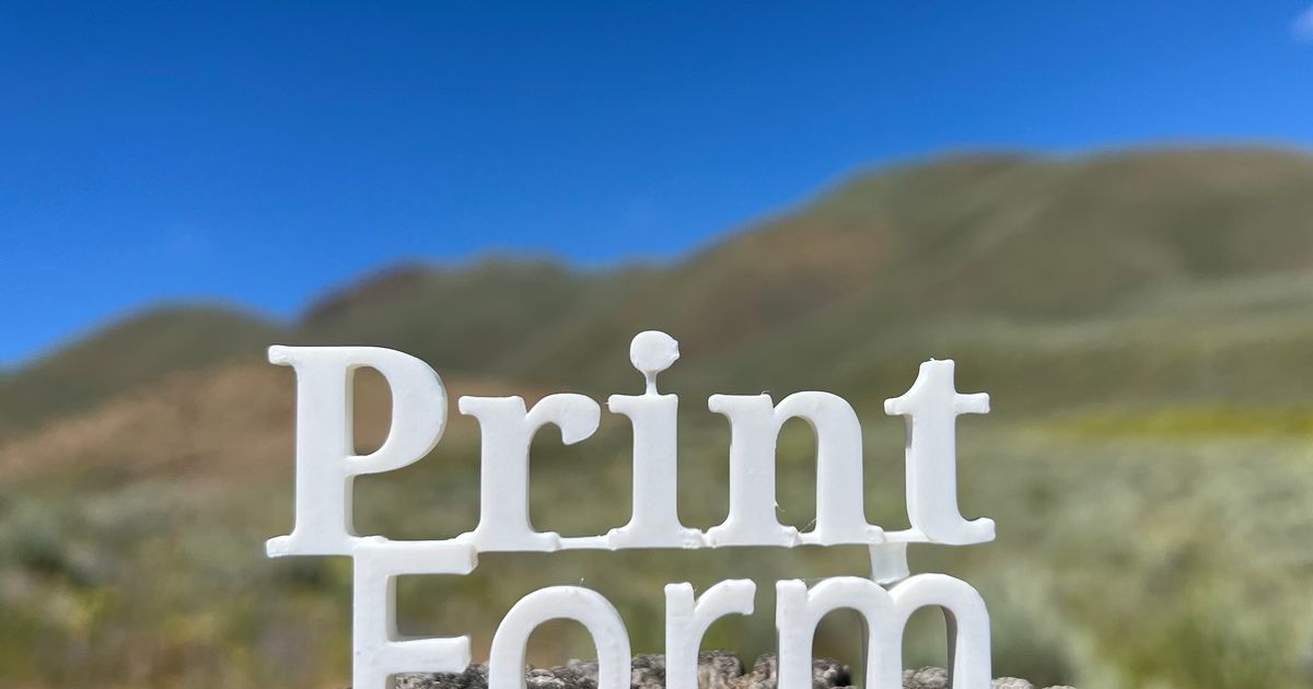 The PrintForm | Printables.com