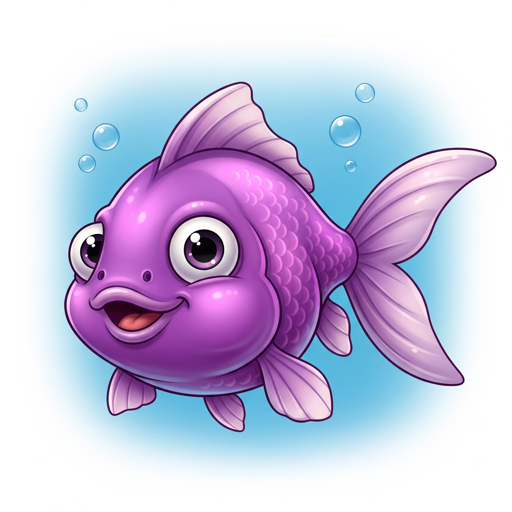 purple goldfish