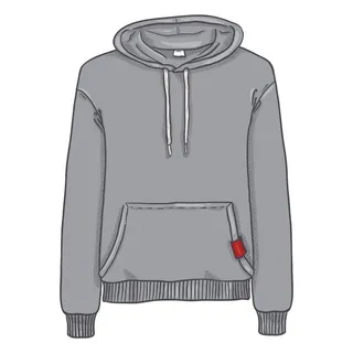 GREY SWEATSHIRT PRINTING