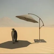 PenguinInTheDesert