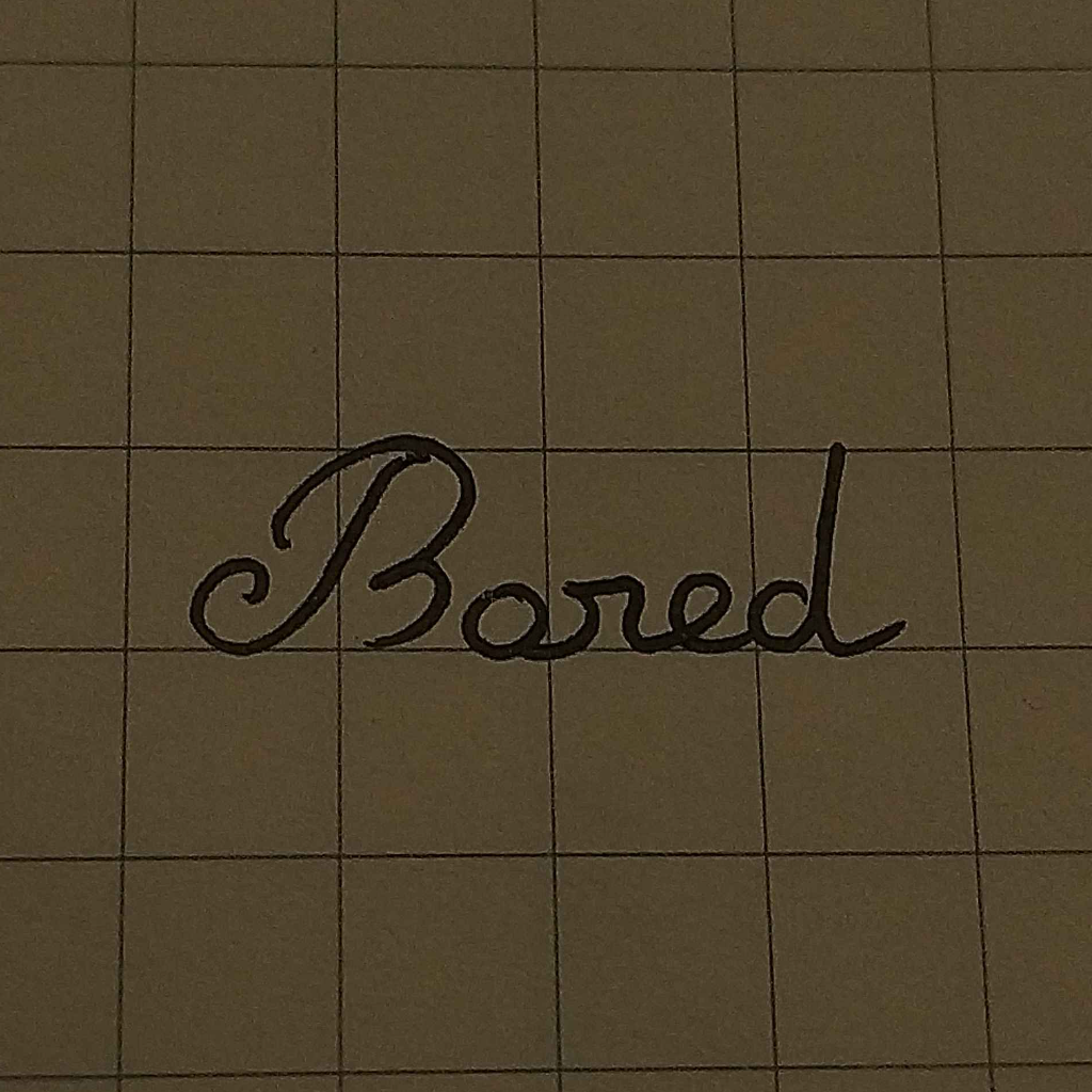 bored man