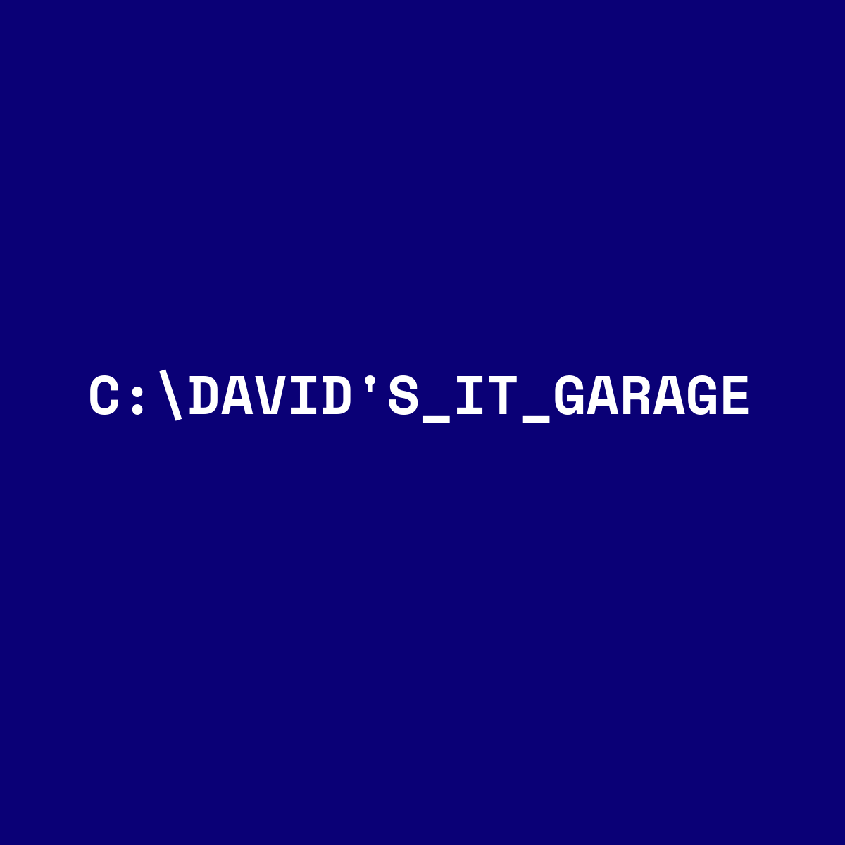 David 's IT Garage