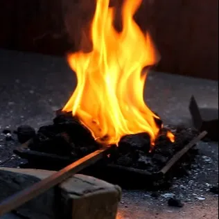 Selftaught blacksmith