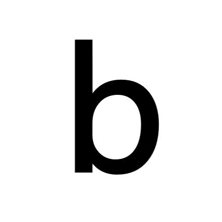 b is tha letter