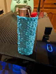 Snowflake Texture BIC Lighter Cover