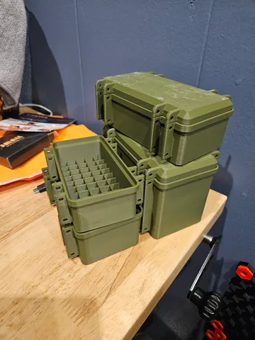 Stackable Ammo Box Parametric by black.bunny | Download free STL model ...