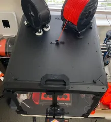 Hinged lid for adding MMU2S to Original Prusa Enclosure