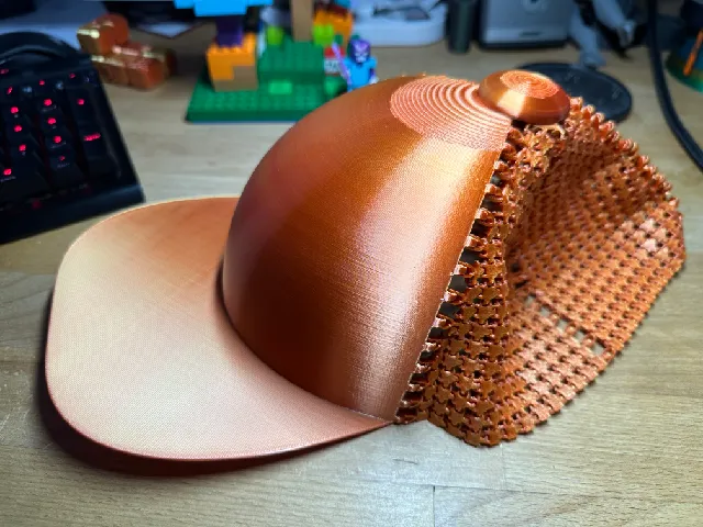 Make Of Baseball Cap Of 3d Printed Fabric By Gaetanle Download Free