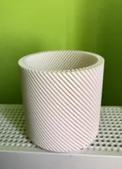 Tactile Spiral Vase Pen Cup