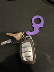 Karambit Spinner Keychain, with no bearing.