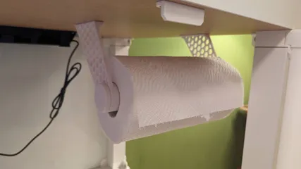 Hexagonal paper towel holder by Luke's 3D