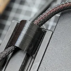Wire management clip for 2040 extrusions