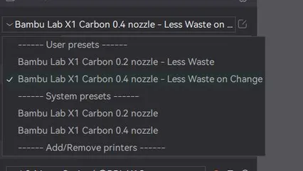 Bambulab Profile for up to 60% purge reduction. by Leon Fisher-Skipper, Download free STL model