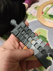 Flexible train track for wooden train - Short & Long