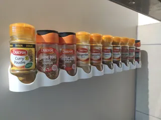 Door/wall mounted spice rack (no screws) by Hallum | Download free STL ...