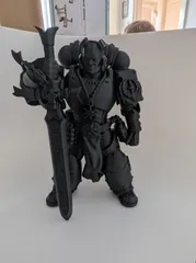 Oath‑Sworn Crusade Captain with Relic Blade