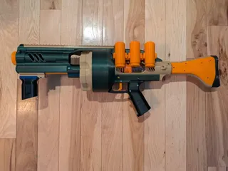 Shellfish - a Silly Shell-ejecting Revolver Blaster