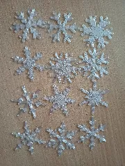 Snowflakes 3rd set for christmas tree decoration