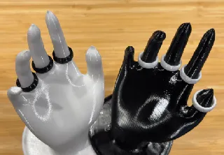 Ring holder hand - smooth and lowpoly
